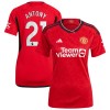 Manchester United Antony 21 Dame Hjemmedrakt 2023-24 Kortermet